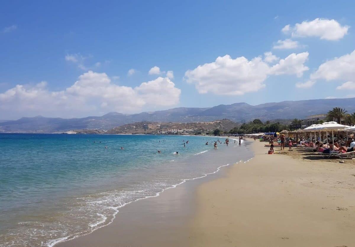 Sitia Panoramic Penthouse - Close To Sandy Beach - Private Parking Exterior foto