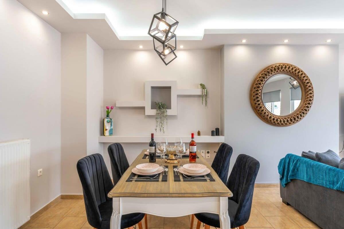 Sitia Panoramic Penthouse - Close To Sandy Beach - Private Parking Exterior foto